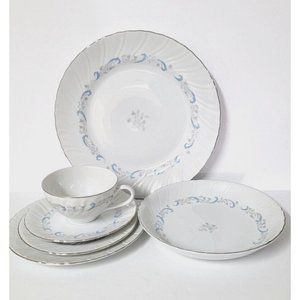 Vintage 1990 CAMELOT China JAPAN Gracious 4, 6 pc Place settings 24 Pcs Total